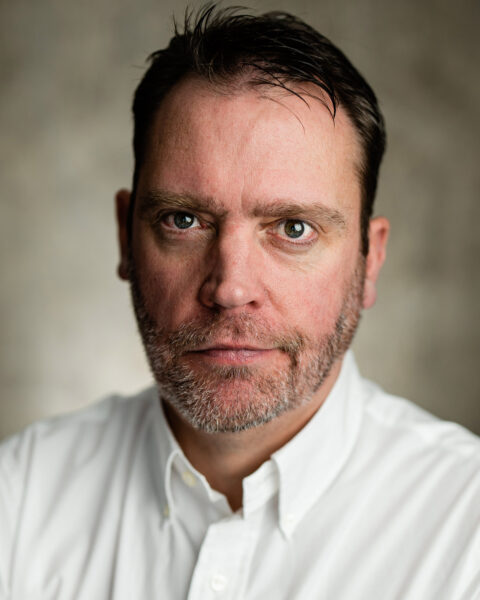 Actor headshot portrait Roger Kenny Dublin Ireland